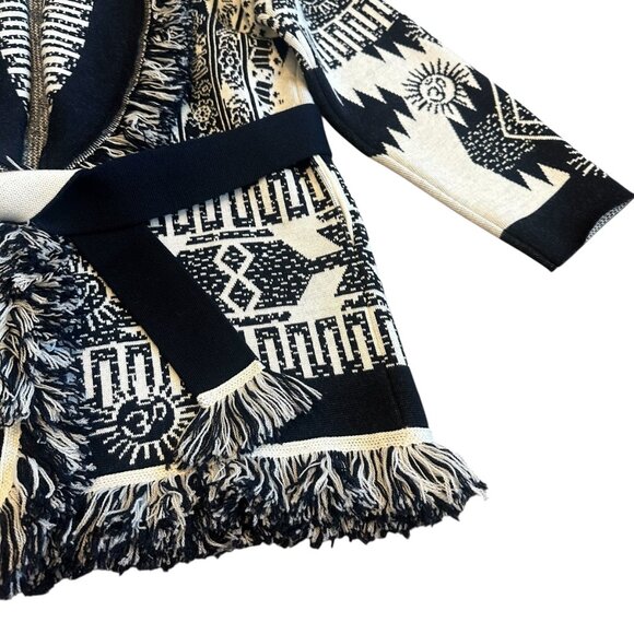 Alanui Wood Block Ibrid Cardigan Sweater Designer Luxury Size XS Women's NWT - Picture 6 of 16